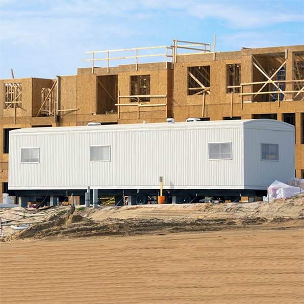 our construction trailers meet all industry safety regulations and standards